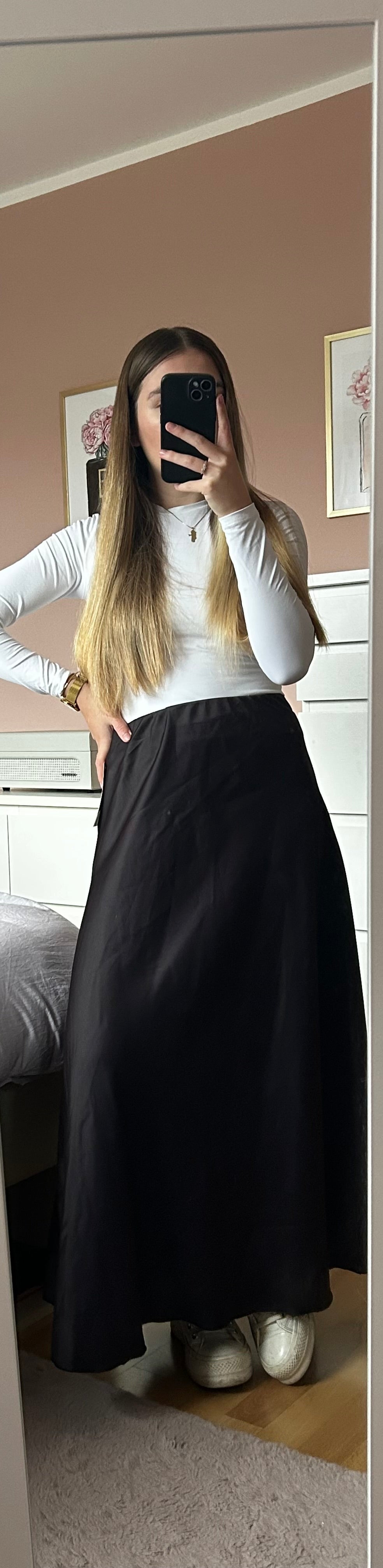 Jupe en satin Clara